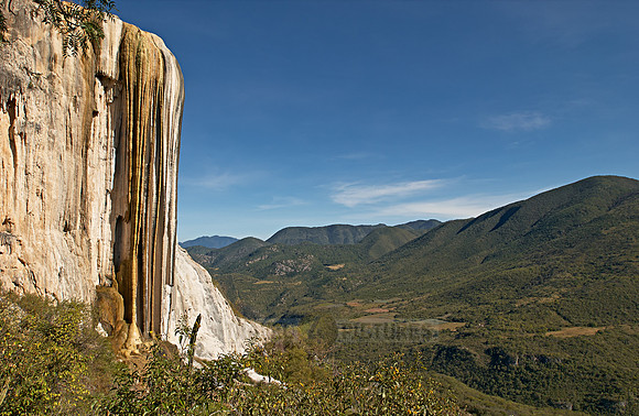 petrified waterfall