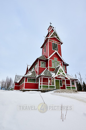 red Buksnes church
