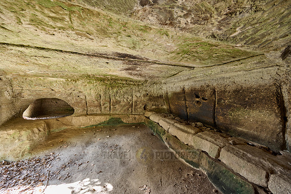 Tomb in Etruscan necropolis near Savano