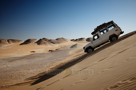 4x4 off road across desert landscape