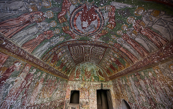 frescos inside Kokar church