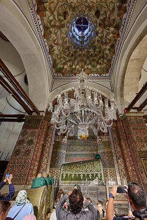 inside shot of Mausoleum and museum of Mevlana Rumi