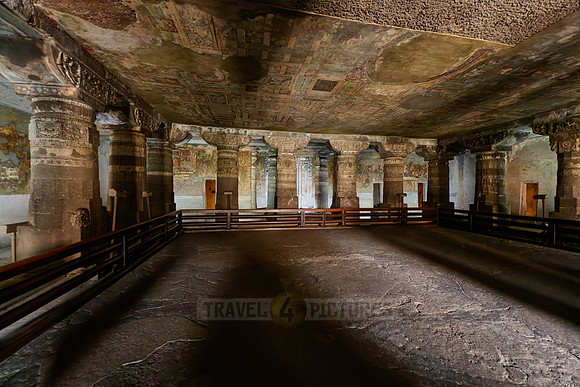 Ajanta caves, cave 1, Aurangabad