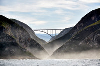 Bloukrans Bridge from seaside