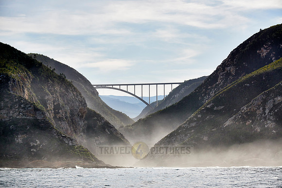 Bloukrans Bridge from seaside