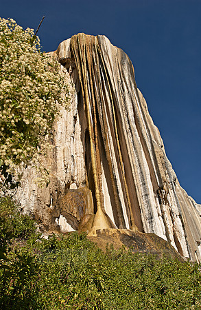 petrified waterfall