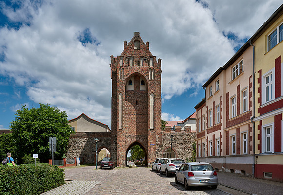 Berlin Gate in city wall of Templin