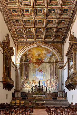 interior shot of Santa Maria della Scala of Siena