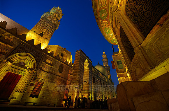night shot in islamic Cairo