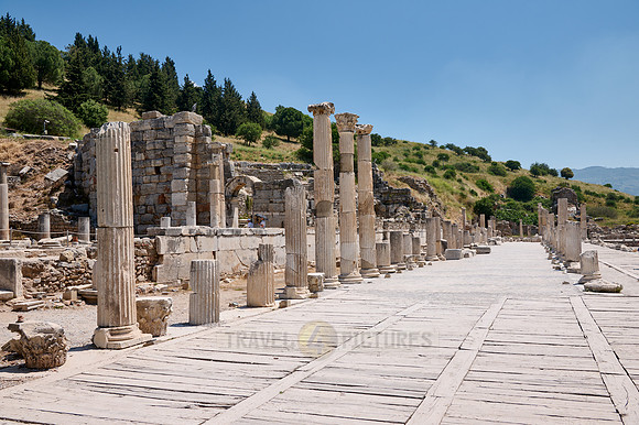 collonnaded street at upper Agora, Ephesus
