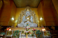sitting Buddha made from one single marble block