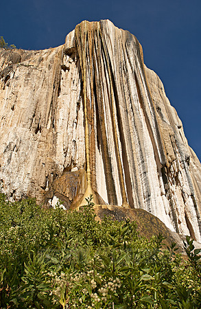 petrified waterfall