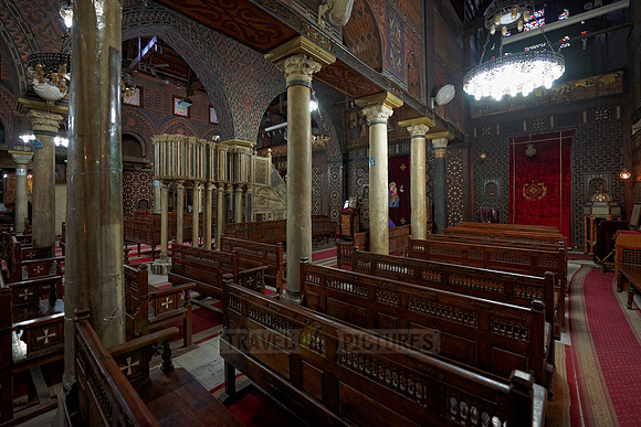 interior shot of The Hanging Church