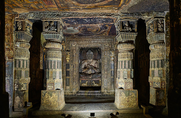 Ajanta caves, cave 17, Aurangabad