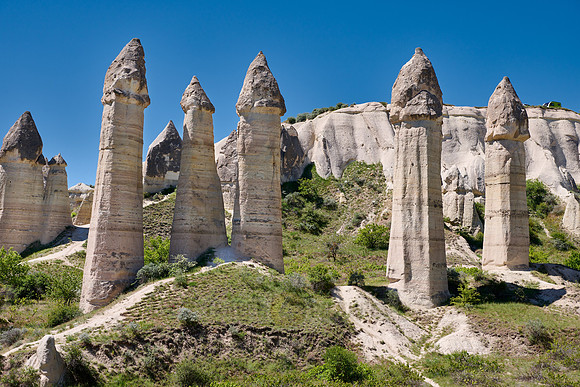 landscape of love valley near Göreme