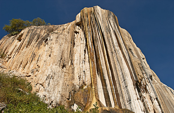 petrified waterfall