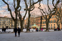 Piazza Napoleone in Lucca