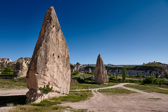 landscape of Rose Valley Goreme
