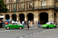 VW beetle as taxi in Mexico City