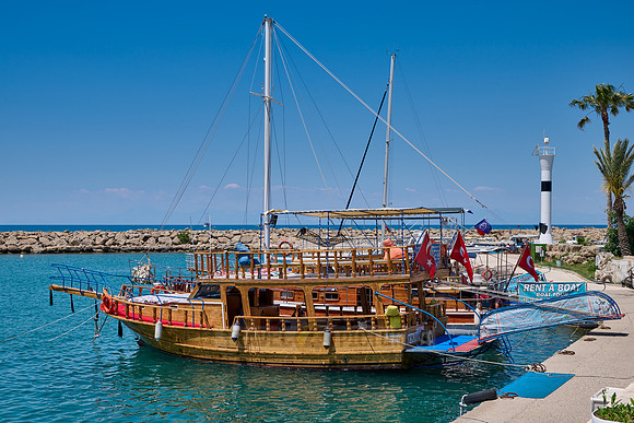 harbour of Old town of Side