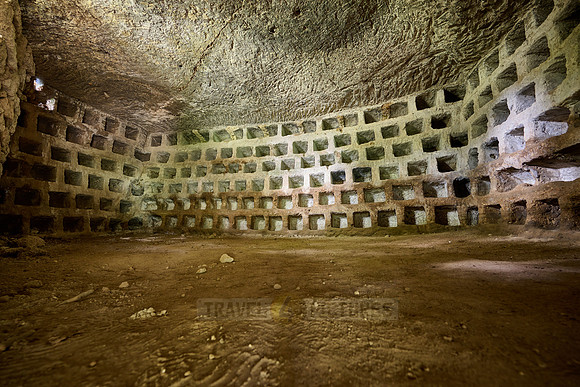 Etruscan tomb for urns called columbarium