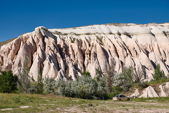 landscape of Rose Valley Goreme