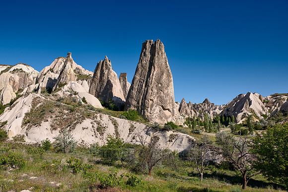 landscape of Rose Valley Goreme