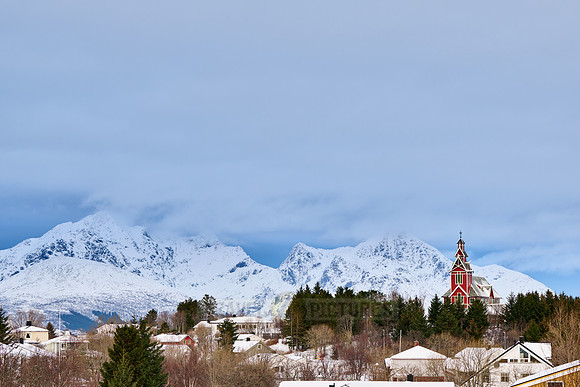 red Buksnes church