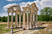 Tetrapylon in Aphrodisias Ancient City