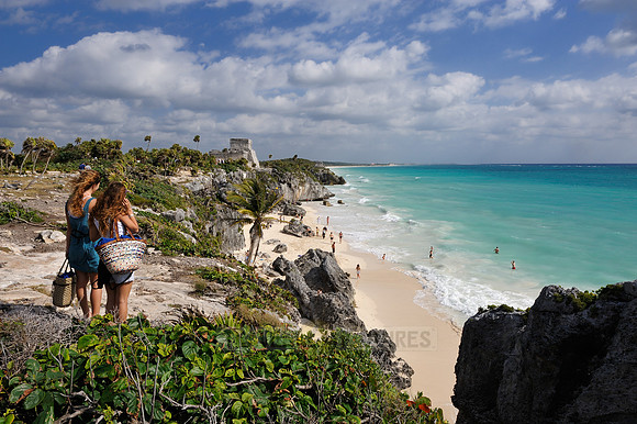The seaside view of El Castillo
