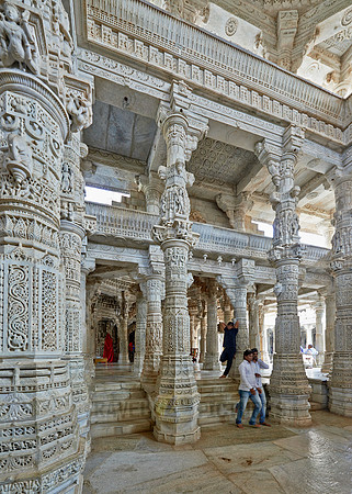 stone carved columns