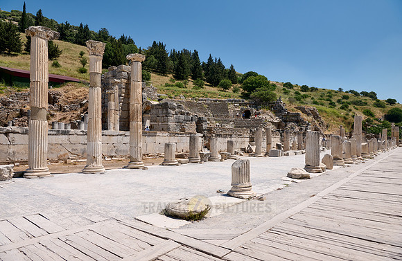 collonnaded street at upper Agora, Ephesus