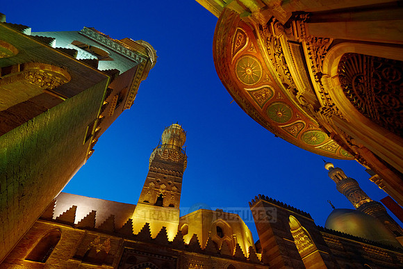 night shot in islamic Cairo