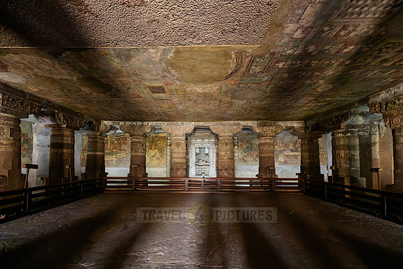 Ajanta caves, cave 1, Aurangabad