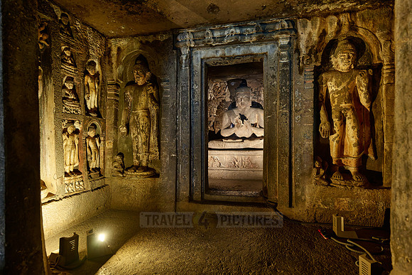 Ajanta caves, cave 6, Aurangabad