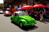 VW beetle as taxi in Mexico City