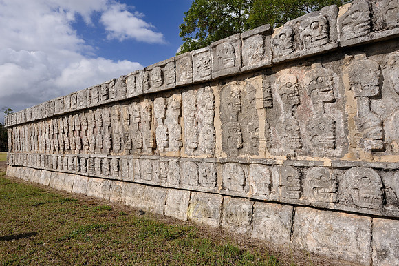 Tzompantli, or Platform of the Skulls