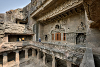 Facade of Vishvakarma cave, Ellora Chaitya Cave No. 10