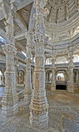 stone carved columns