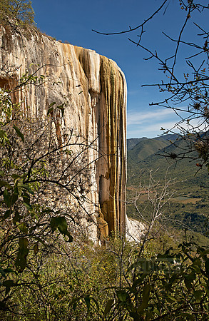 petrified waterfall