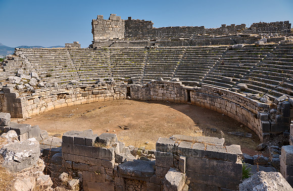 ruins of roman theater in ancient city Xanthos