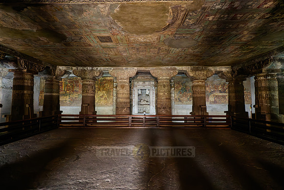Ajanta caves, cave 1, Aurangabad