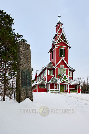 red Buksnes church
