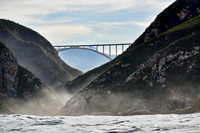 Bloukrans Bridge from seaside
