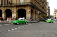 VW beetle as taxi in Mexico City