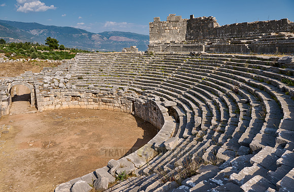 ruins of roman theater in ancient city Xanthos