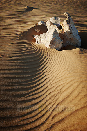 desert landscape with mountains at old caravan road