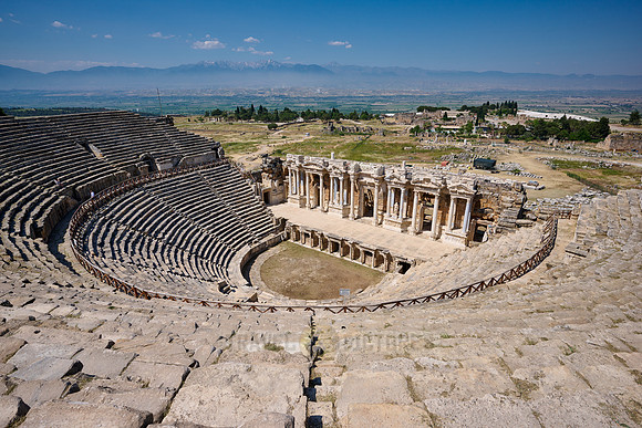famous theater of Hierapolis, Pamukkale Archeological Site