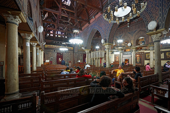 interior shot of The Hanging Church