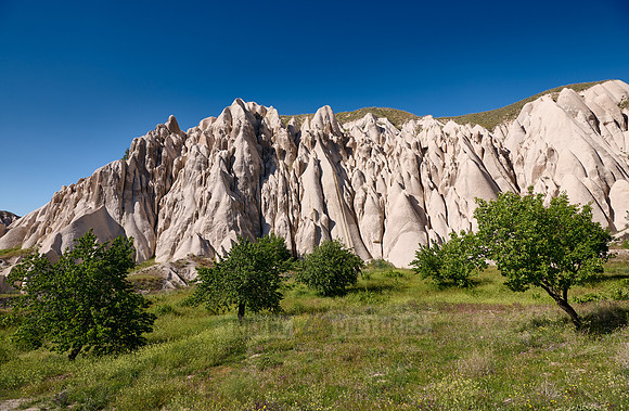 landscape of Rose Valley Goreme